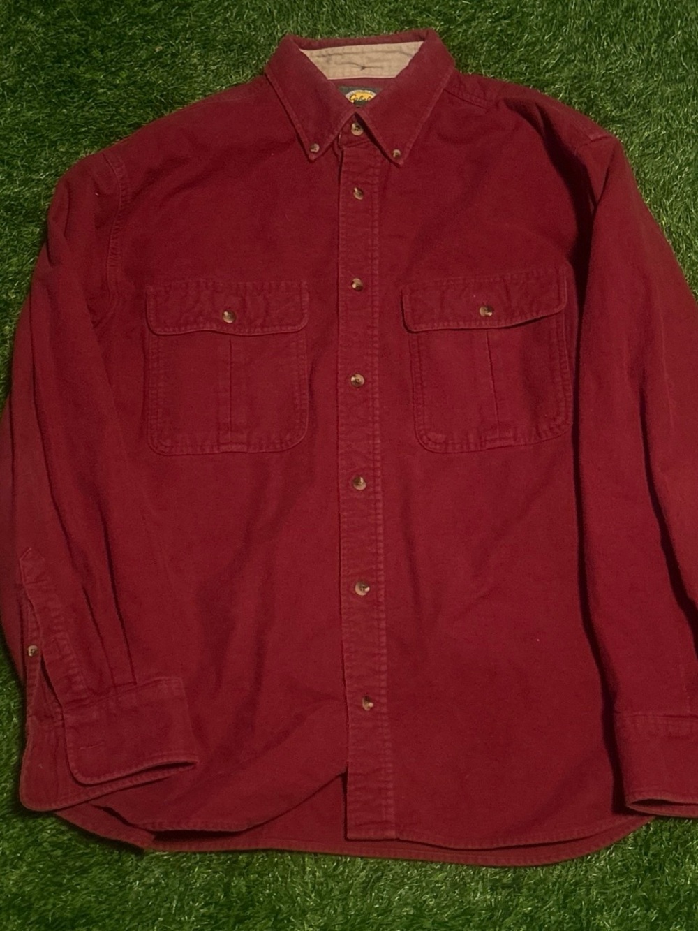 Cabela’s Burgundy Button-Down Large